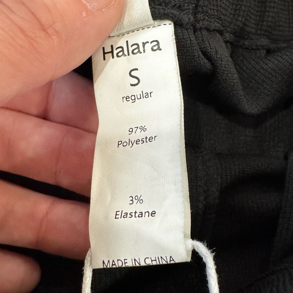 Halara Black Wide Leg Pants – Size S Regular – NWT - Picture 5 of 7